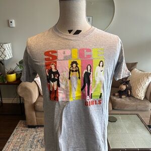 Gray Spice Girls Graphic T-Shirt